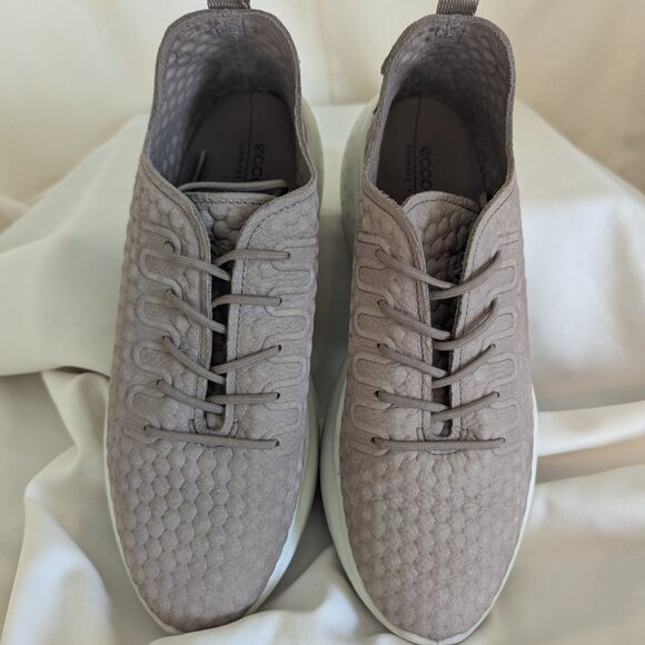 ECCO WOMENS THERAP LACE SNEAKER - TAUPE - SZ 39 / 8.5/9 - Picture 9 of 11
